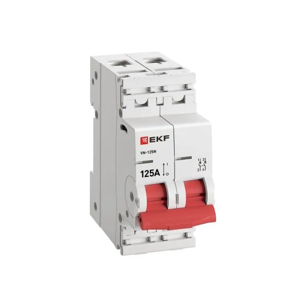 Выкл. нагрузки ВН-125N 2P 125А PROXIMA EKF - Фото 2