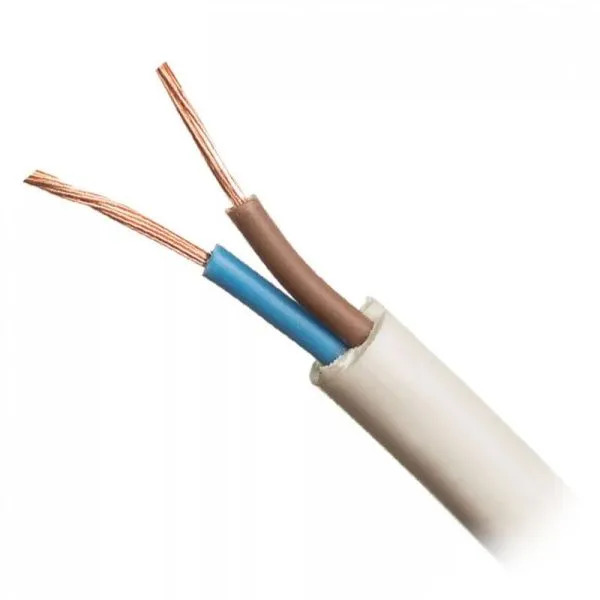 Провод ПВС-Т 2х0,75 бел Автопровод