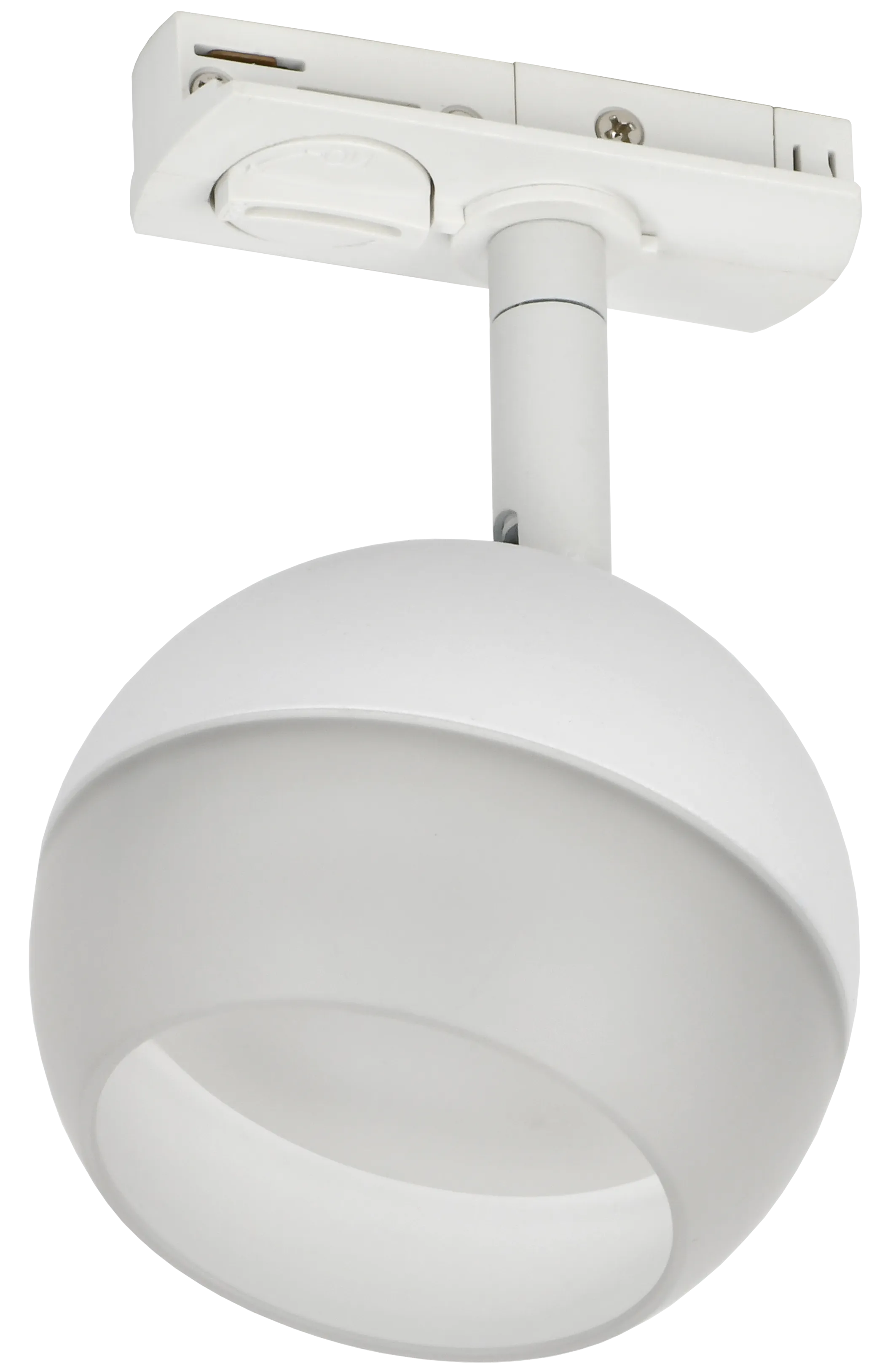 LIGHTING Светильник 4118 декоративный трековый поворотный под лампу GX53 белый IEK LT-USB0-4118-GX53-1-K01