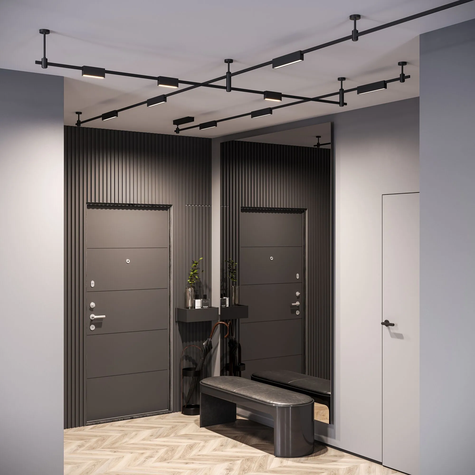 Esthetic Magnetic Декоративная стойка с вводом питания (с местом под трансформатор) h124mm SMALL 851 - Фото 5