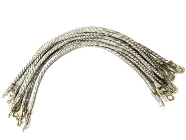 Проводник заземляющий  П-500 S=6 мм (с двумя након.) ЗЭТАРУС