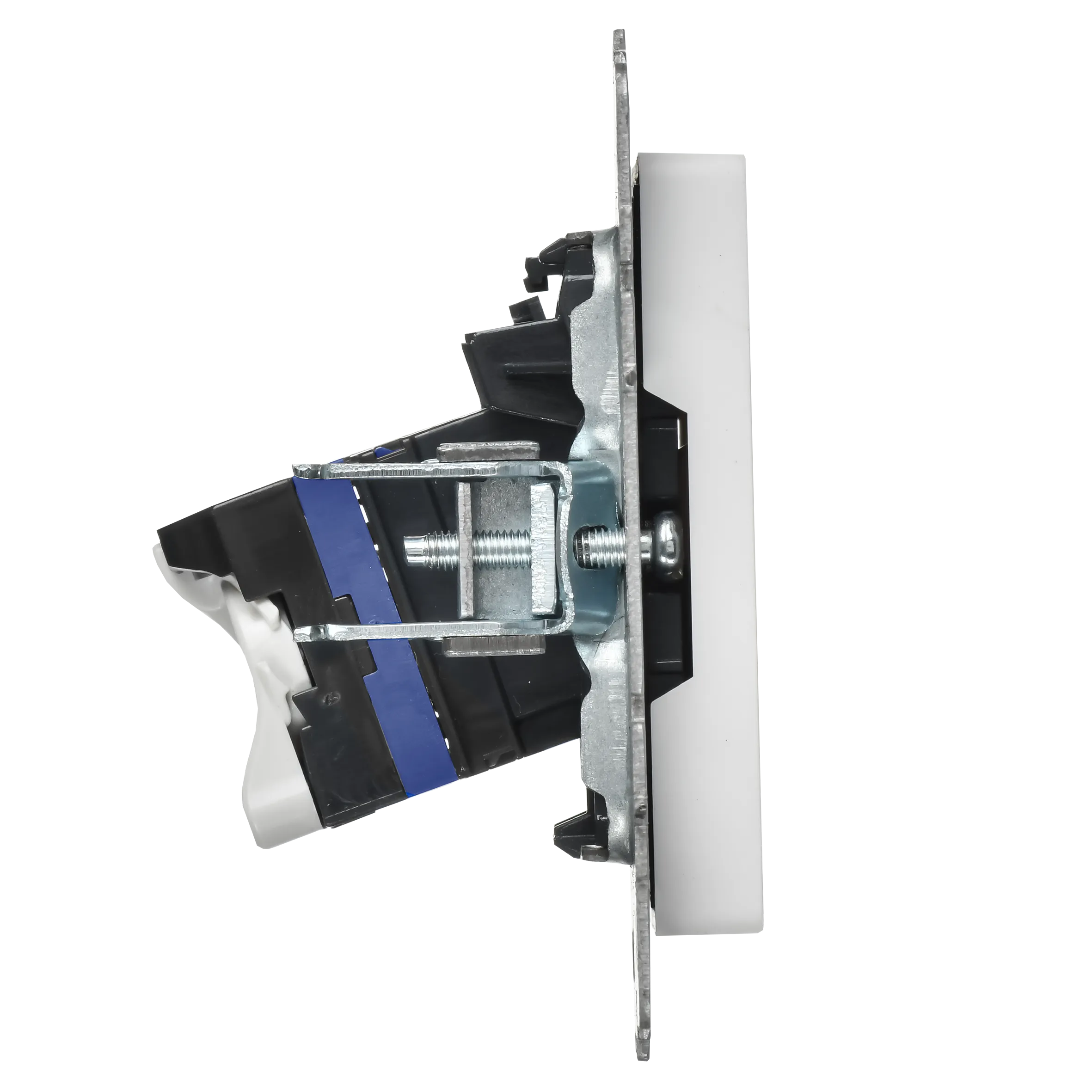 BRITE Розетка компьютерная двойная RJ45 кат.6 РК11-2-БрАБ арктический белый IEK - Фото 5