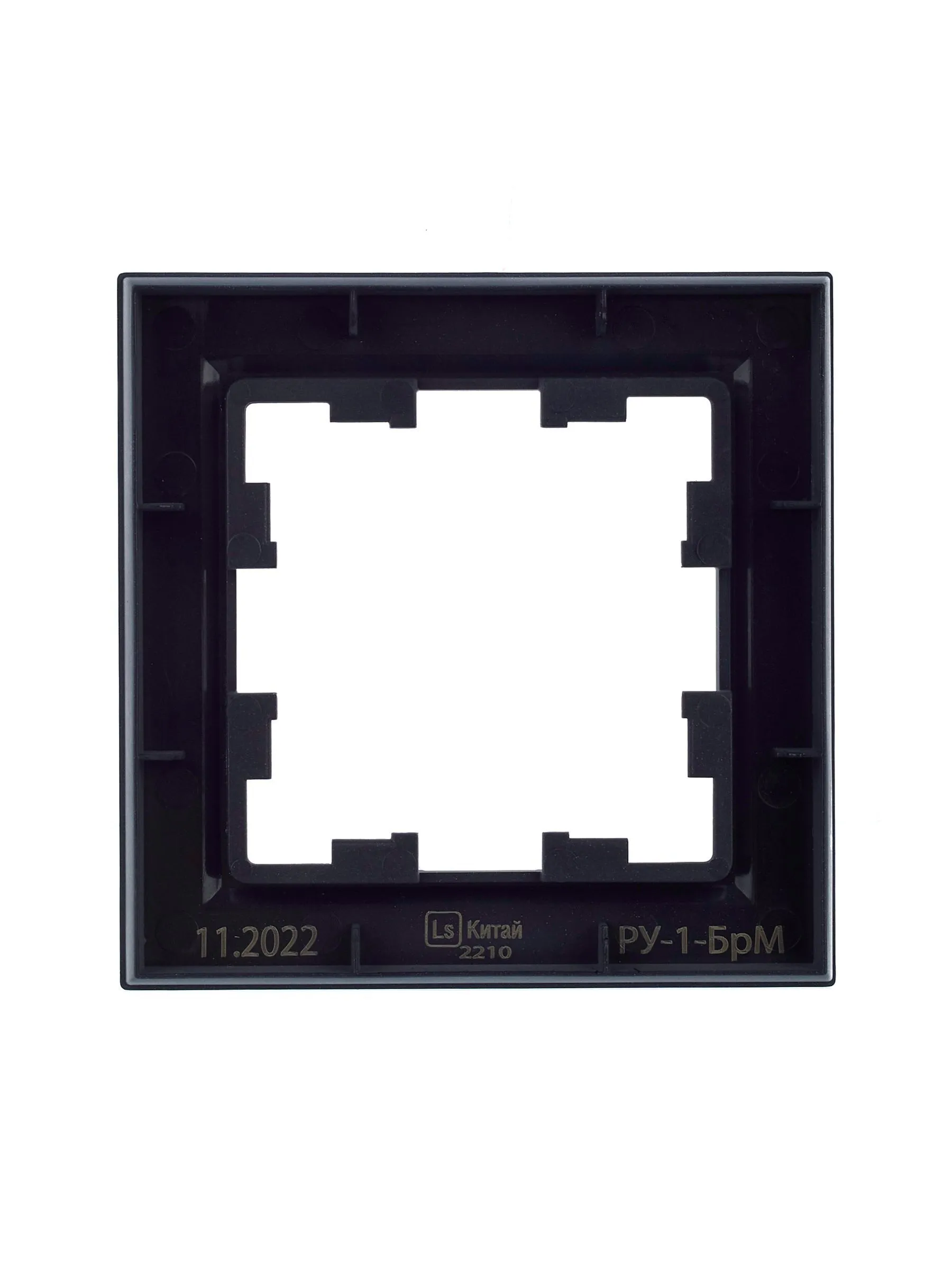 BRITE Рамка 1-местная РУ-1-БрМ маренго IEK - Фото 3