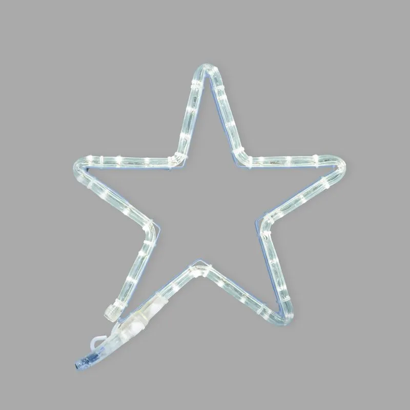 Фигура световая Звездочка LED цвет белый, размер 30x28 см NEON-NIGHT 501-211-1