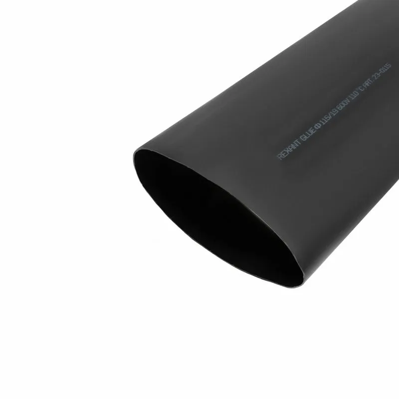 Трубка термоусаживаемая СТТК (6:1) клеевая 115,0/19,0мм, черная, упаковка 1 шт. по 1м REXANT - Фото 3