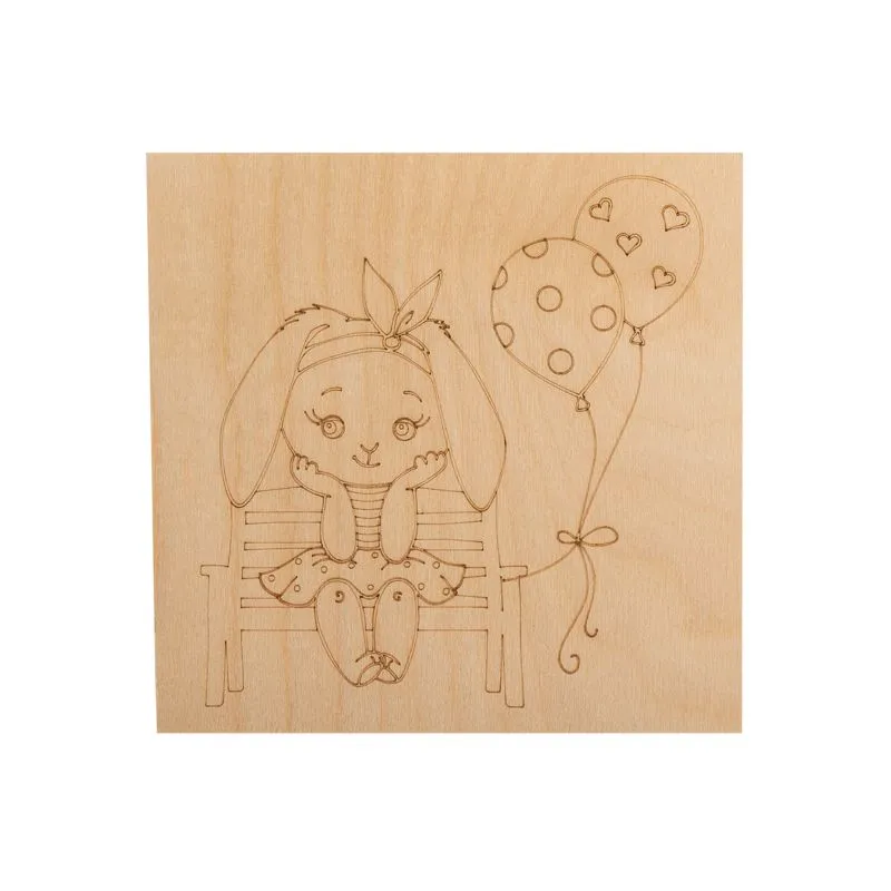 Доски для выжигания «Малыши зверята», 150х150мм, 5 шт., пакет REXANT - Фото 3