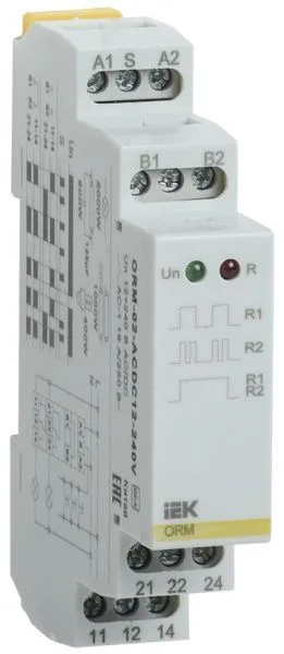 Реле импульсное ORM 2 контакта 12-240В AC/DC IEK ORM-02-ACDC12-240V