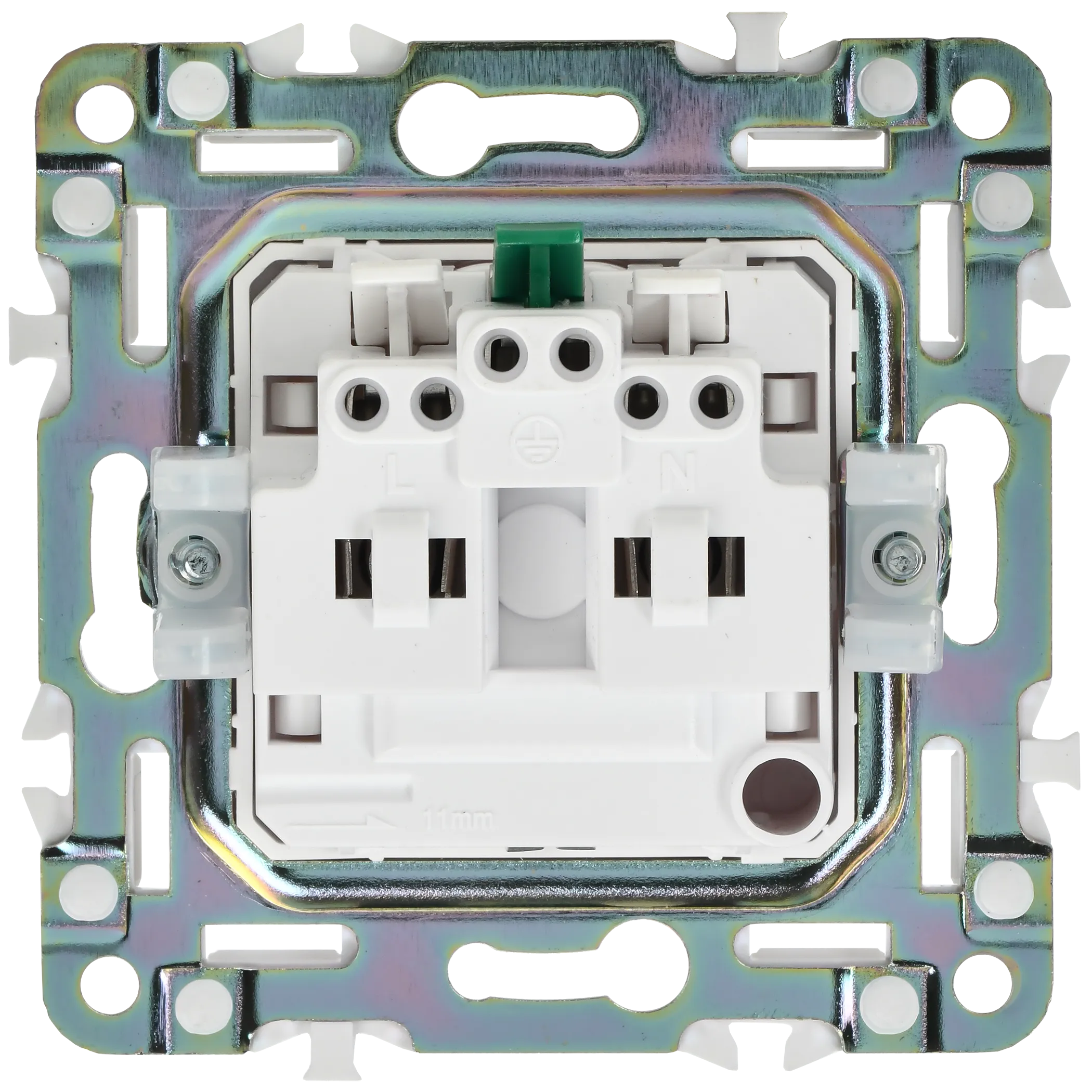 SKANDY Розетка с заземлением с защитными шторками 16А SK-R04W арктический белый IEK - Фото 5