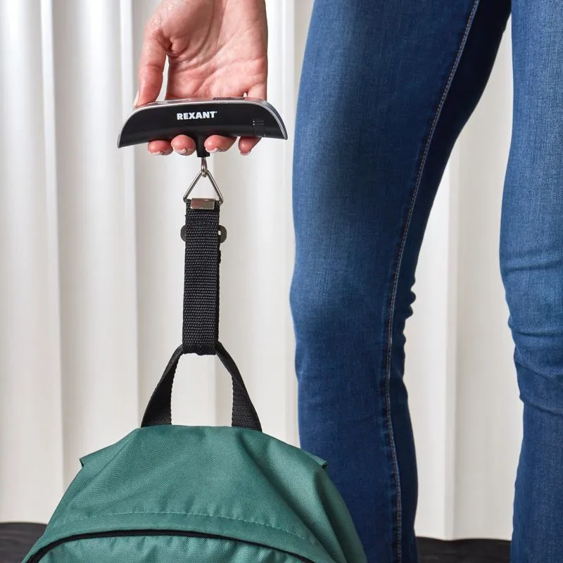 Весы безмен электронные для багажа до 50 кг  REXANT - Фото 2