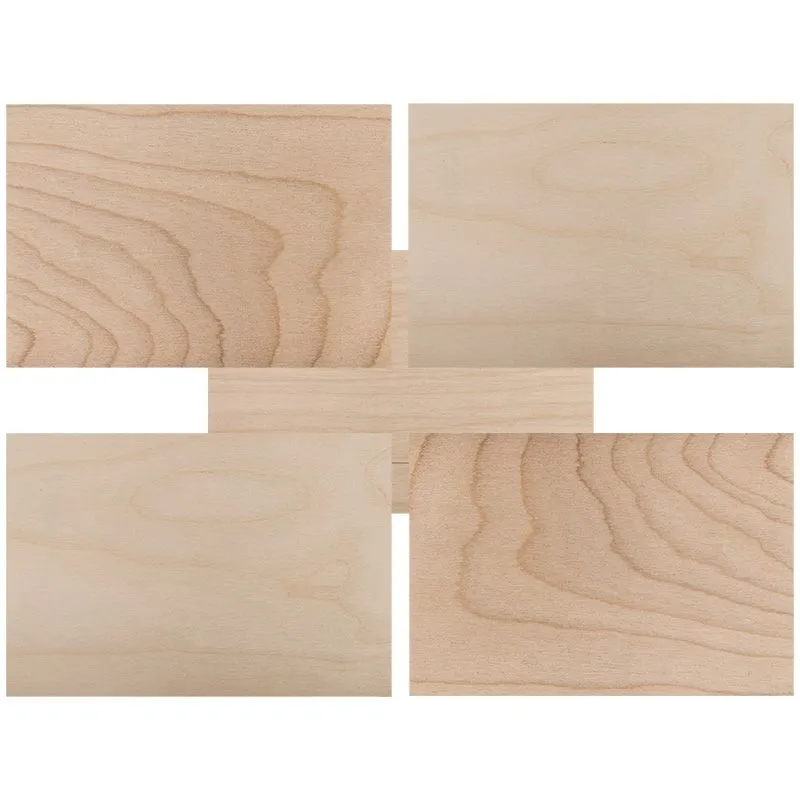 Доски для выжигания «Набор творческий» (без рисунка), 148х210мм (А5), 5 шт., пакет REXANT 12-0940