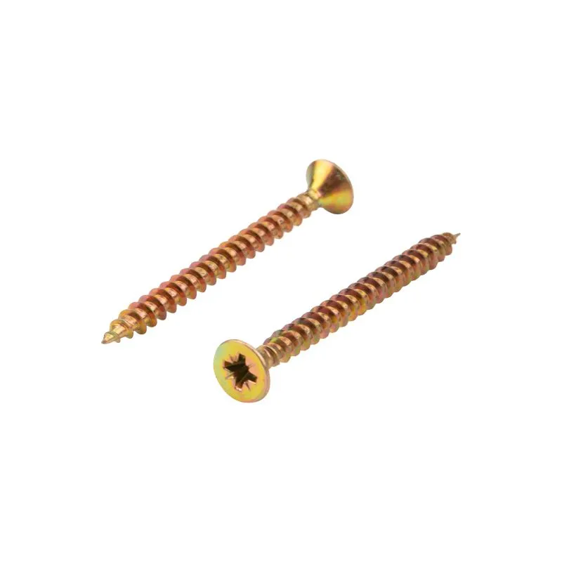 Саморез универсальный KRANZ 4.5х50, желтый цинк, короб (200 шт./уп.) - Фото 4