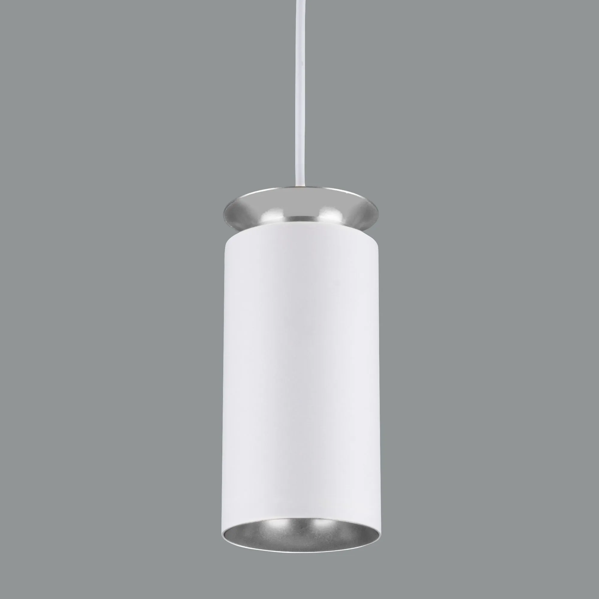 Светильник светодиодный подвесной DLS021 9+4W 4200К белый матовый/серебро Elektrostandard