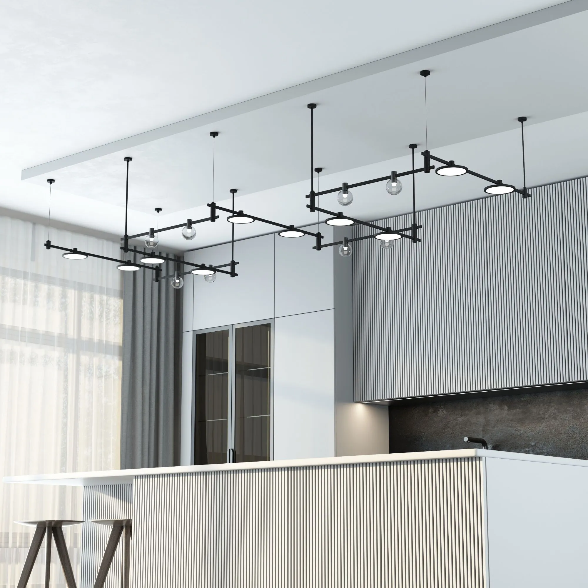 Esthetic Magnetic Трековый светильник 10W 3000K (чёрный) 85125/01 - Фото 6