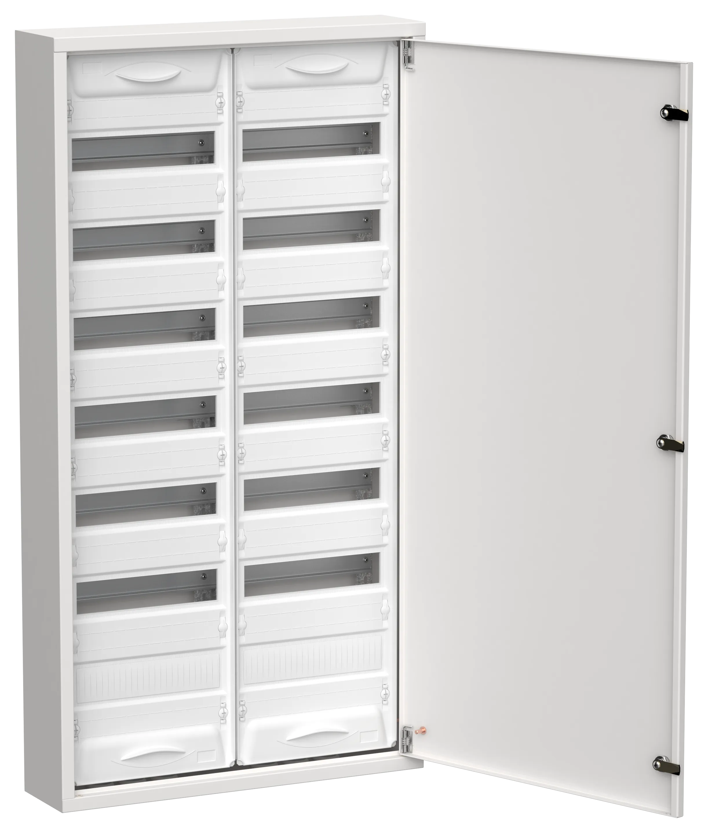 TITAN 5 Корпус металлический ЩРн-168 (2х84) 1085х570х140мм IP31 белый (одна дверь) IEK TI5-50-N-2X084-31