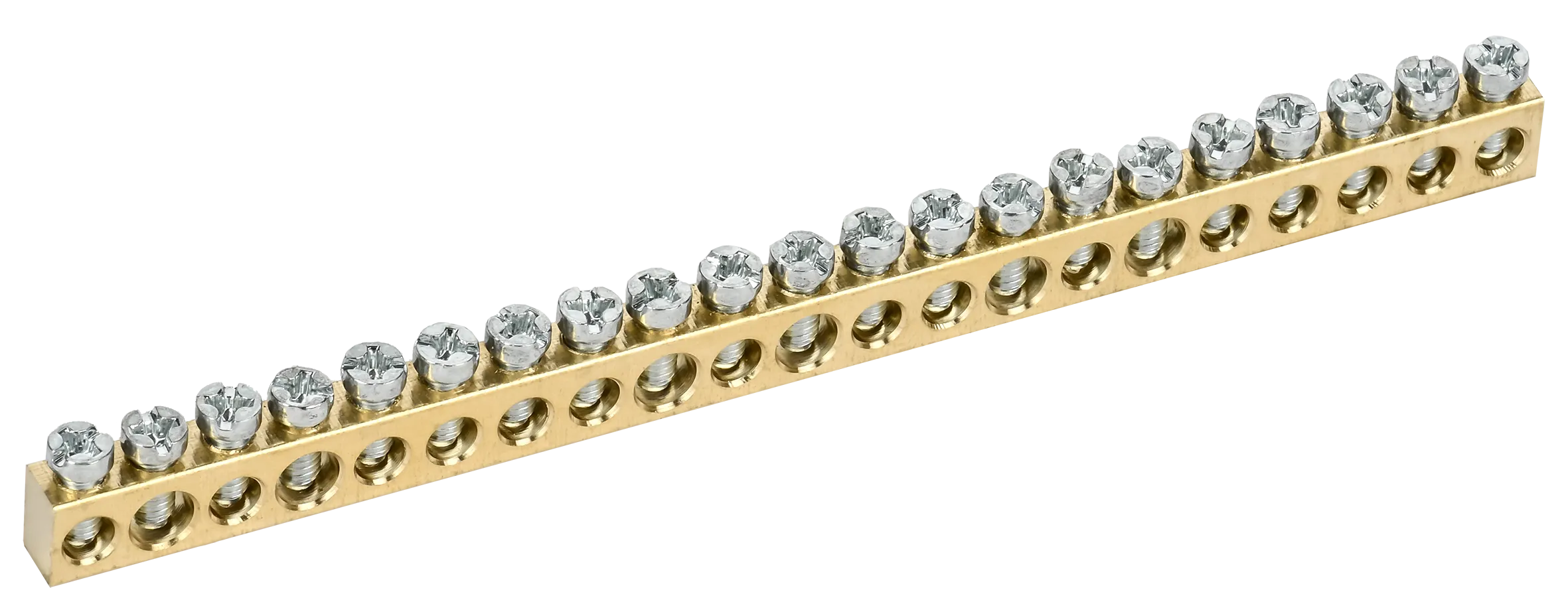 TEKFOR Шина нулевая сечение 6х9 21 отверстие IEK TF-KP00D-SN-21