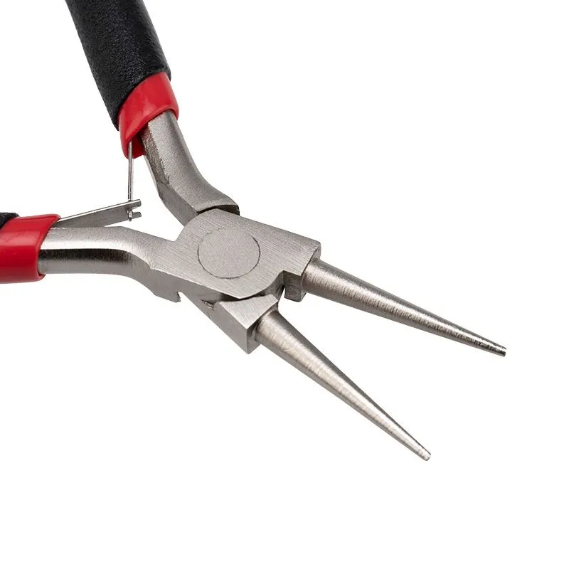 Круглогубцы Мини 120мм никелированные, авторазжим, обливные рукоятки REXANT - Фото 4