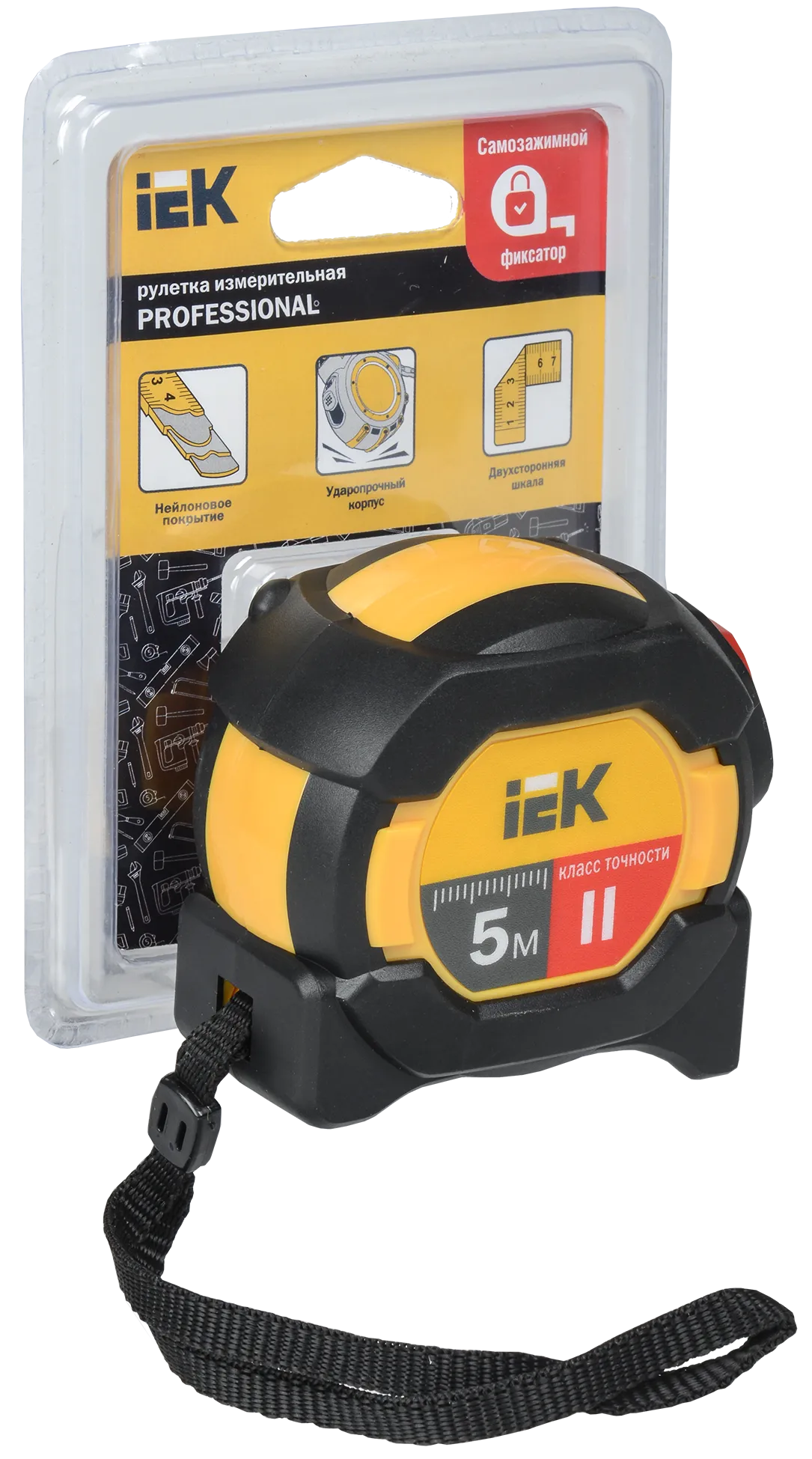 Рулетка измерительная PROFESSIONAL 5м IEK - Фото 2