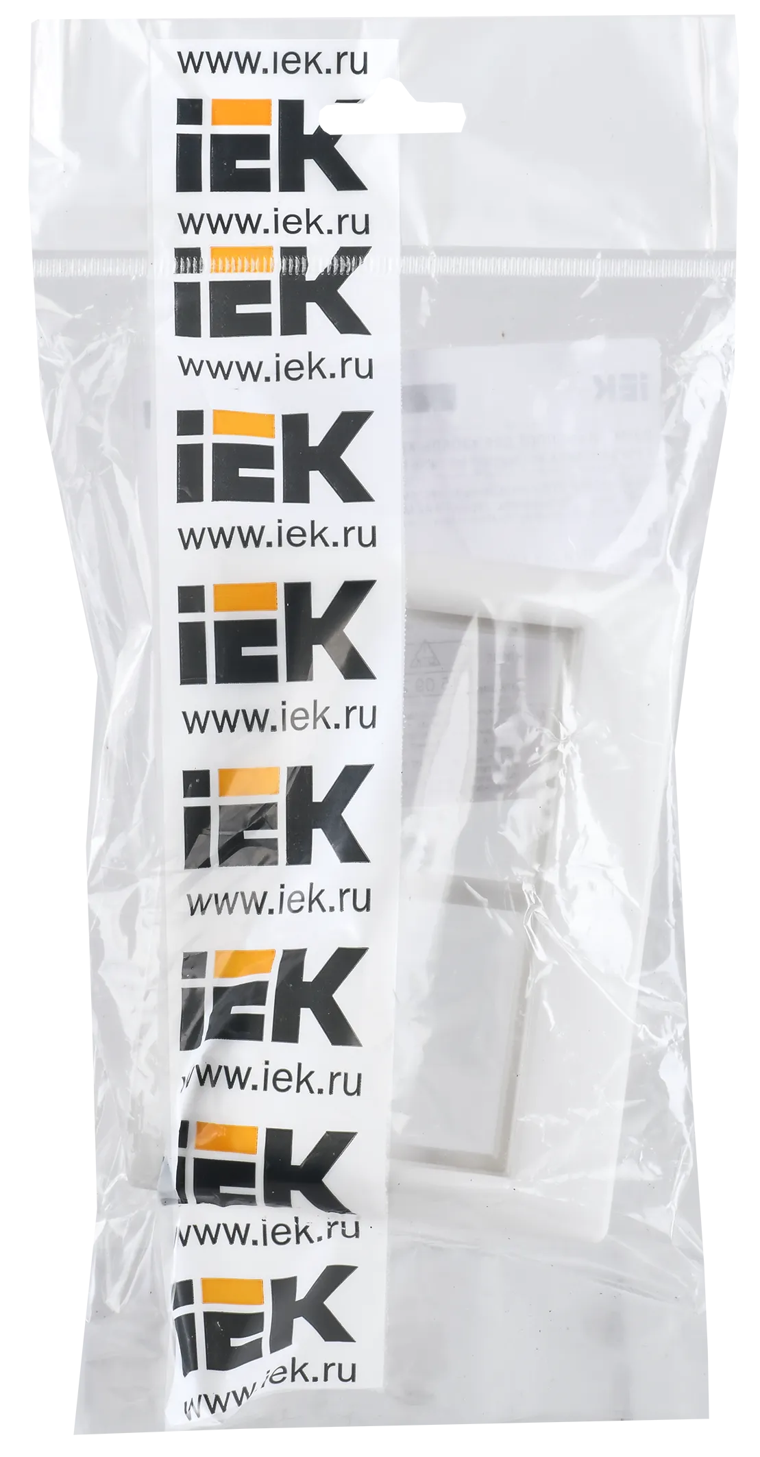 PRIMER Рамка и суппорт на 4 модуля 75мм для кабель-каналов 100х40 и 100х60 белый IEK - Фото 2