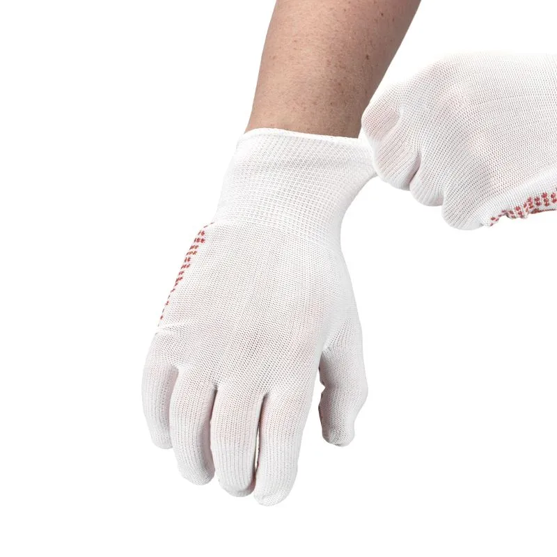 Перчатки х/б белые нейлоновые («Точка» ПВХ) REXANT - Фото 2