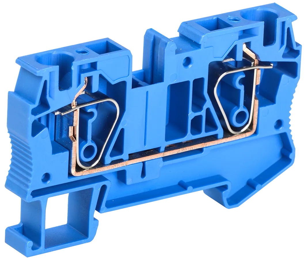 Клемма пружинная КПИ 2в-6 57А синяя IEK