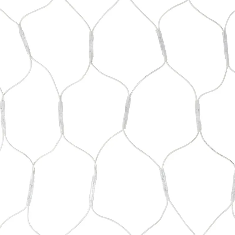 Гирлянда светодиодная Сеть 2x3м 432 LED ТЕПЛЫЙ БЕЛЫЙ белый каучук IP67 постоянное свечение 230В блок в комплекте NEON-NIGHT - Фото 3