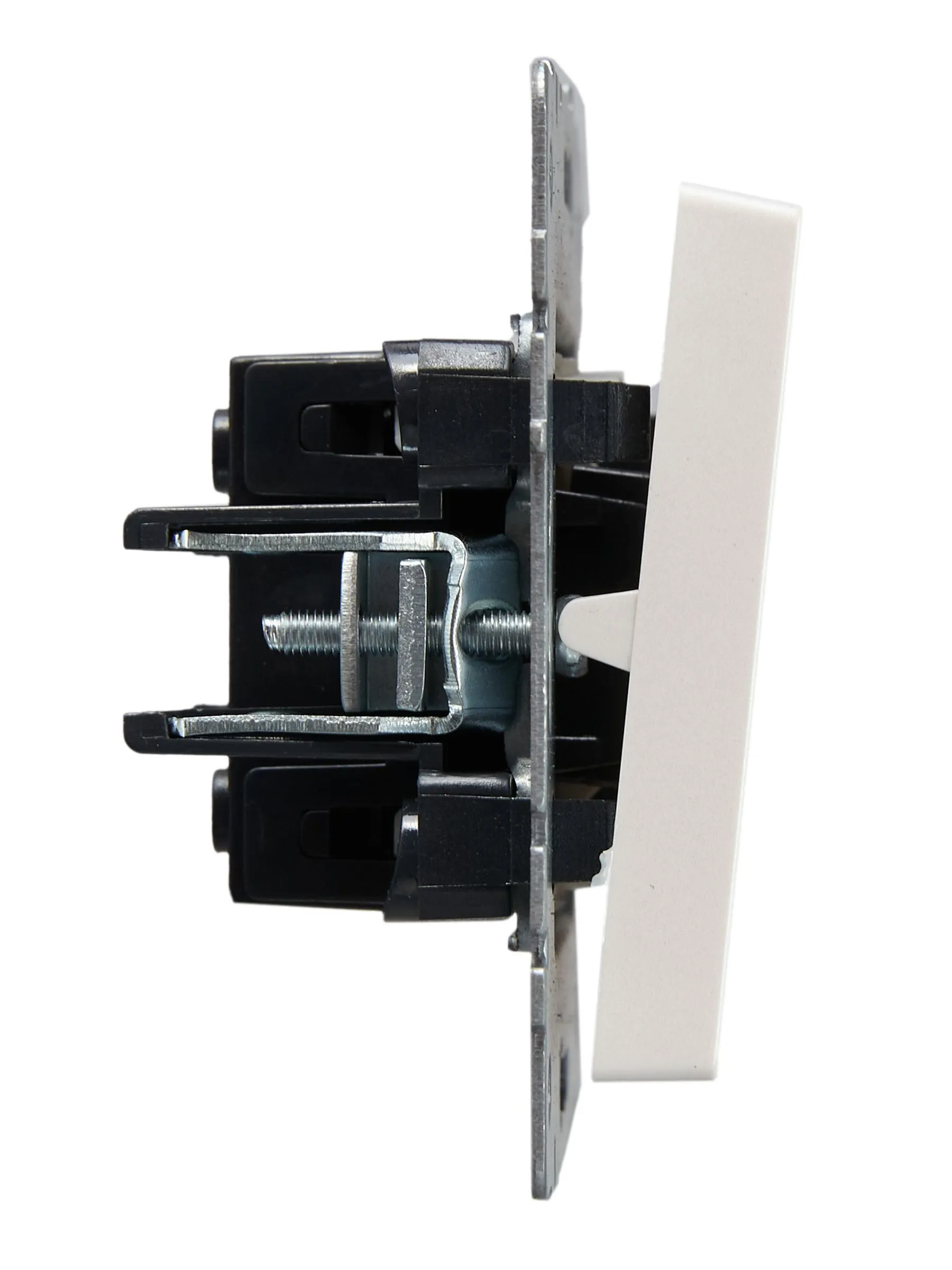 BRITE Выключатель 1-клавишный проходной с индикацией 10А ВС10-1-7-БрЖ жемчуг IEK - Фото 3