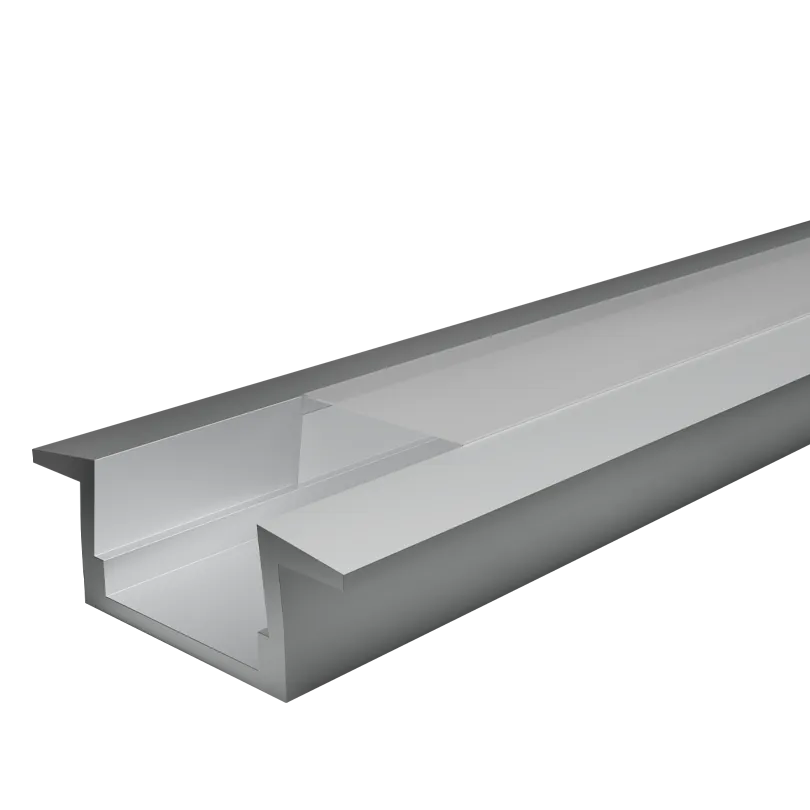 Профиль алюминиевый встраиваемый WOLTA WAP-I-30/6/2000-A серый, 6х30.4х2000 мм готовый комплект WAP-I-30/6/2000-A