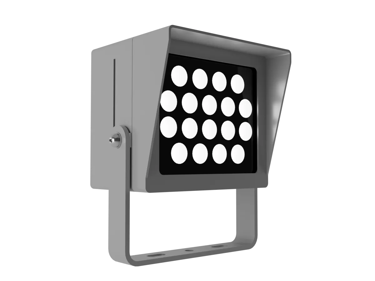 Светильник L-point 18/18/Г45/850/04/A1-C1/230АС IP65 RAL7035 Муар LEDEL PNT18-3862-413-1272