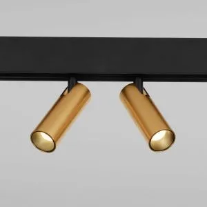 Slim Magnetic Трековый светильник 14W 4200K Dual (латунь) 85046/01 Elektrostandard a062852