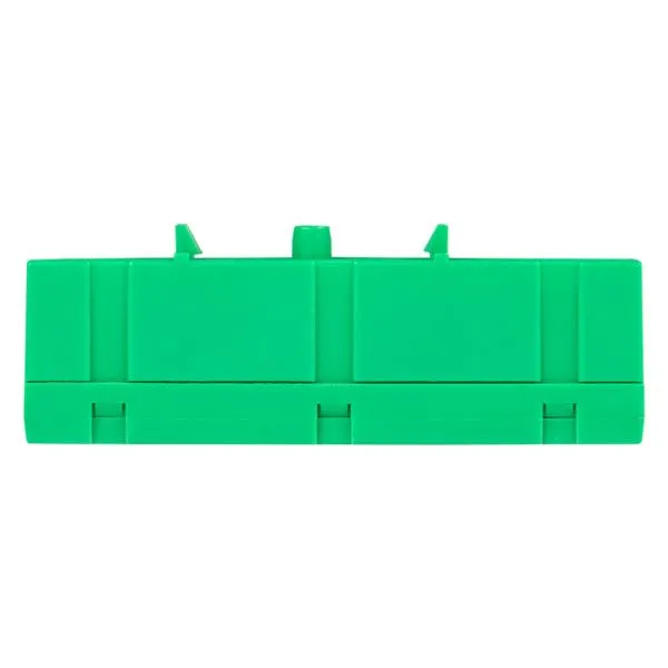 Шина "0" PE (6x9мм) 12 отв. латунь зеленый изолир. корп. на DIN-рейку EKF - Фото 5