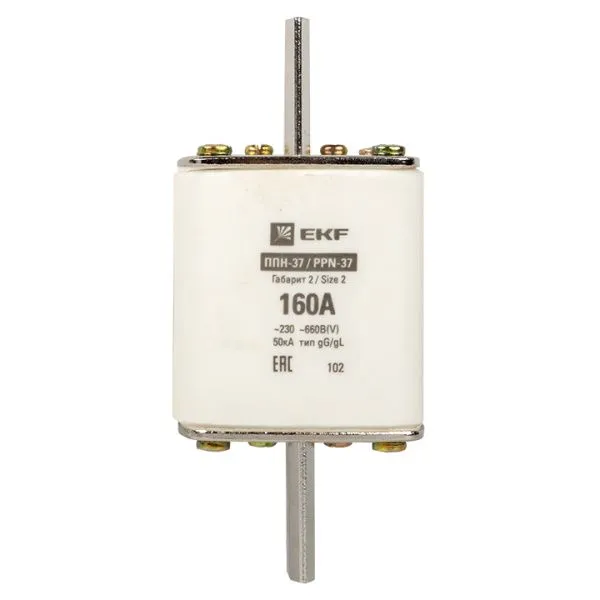 Плавкая вставка ППН-37 400/160А габарит 2 EKF - Фото 3