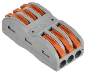 Строительно-монтажная клемма СМК 222-4133 проходная (4шт/упак) IEK UKZ20-4133-004