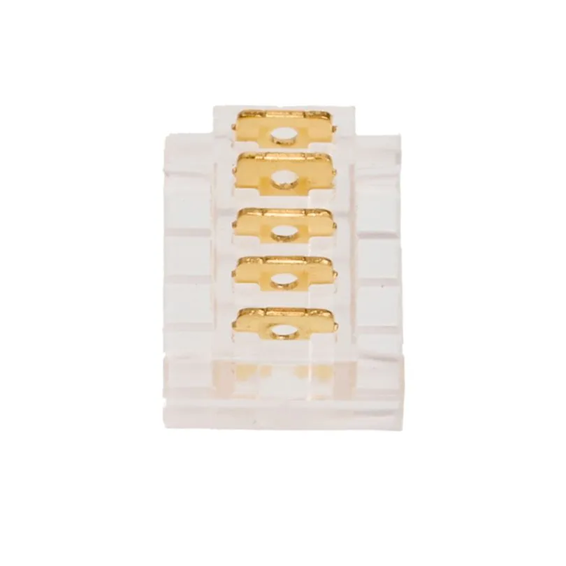 Коннектор WOLTA WLS-5PIN-RGBW-12MM-I последовательный для ленты SMD RGBW шириной 12мм. Цена за 1 шт., мин. кратность 3 шт. WLS-5PIN-RGBW-12MM-I