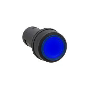 Кнопка SW2C-10D с подсветкой синяя NO 24В EKF sw2c-md-b-24