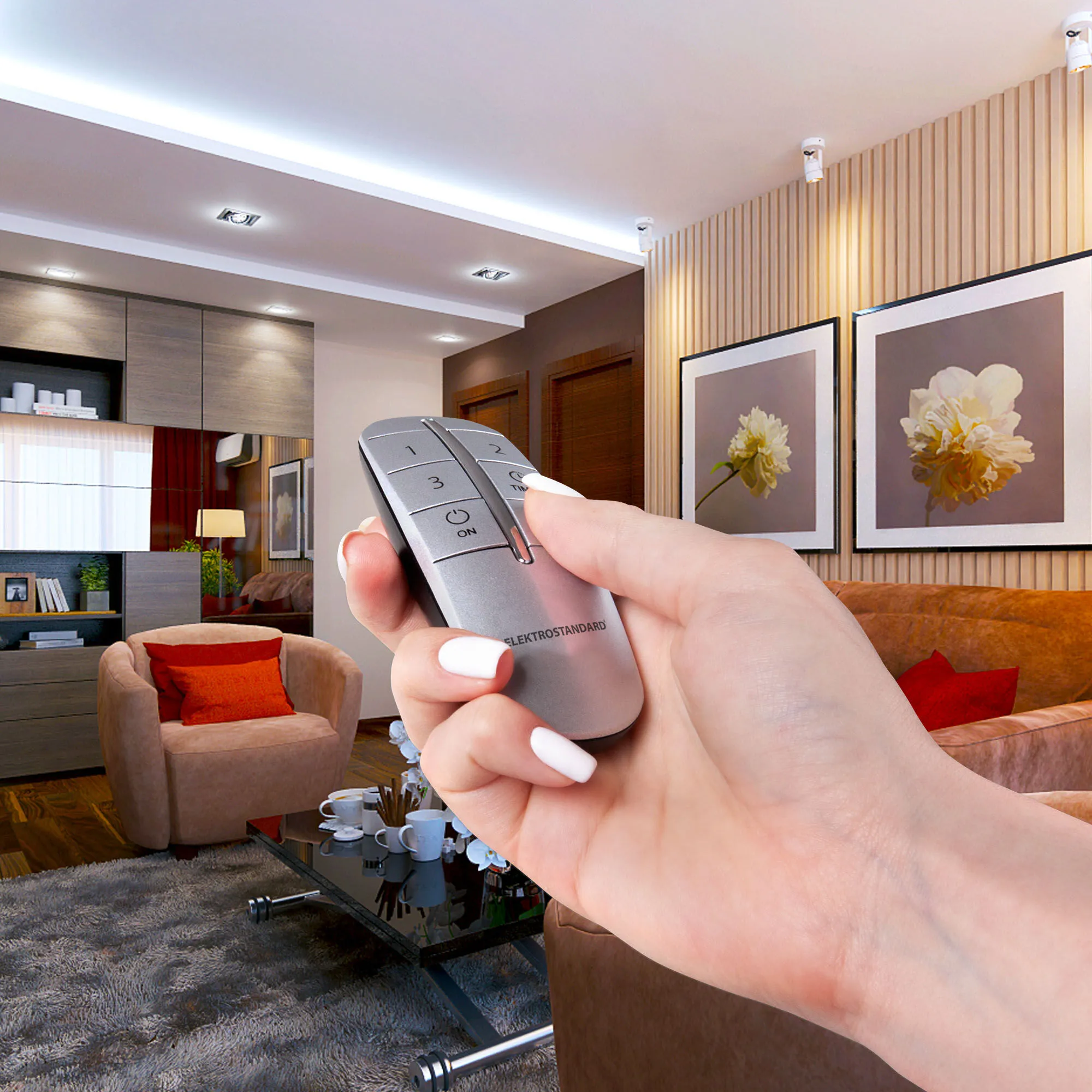 Контроллер 3-канальный для дистанционного управления освещением Y10 Elektrostandard - Фото 2