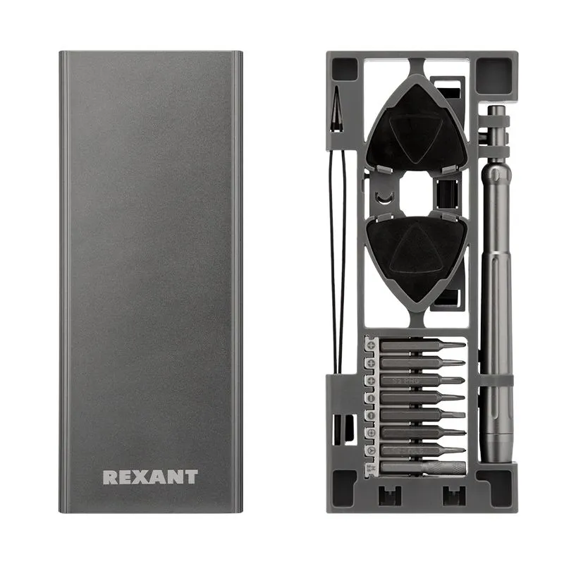 Набор отверток для точных работ REXANT XA-04, 24 предмета - Фото 3