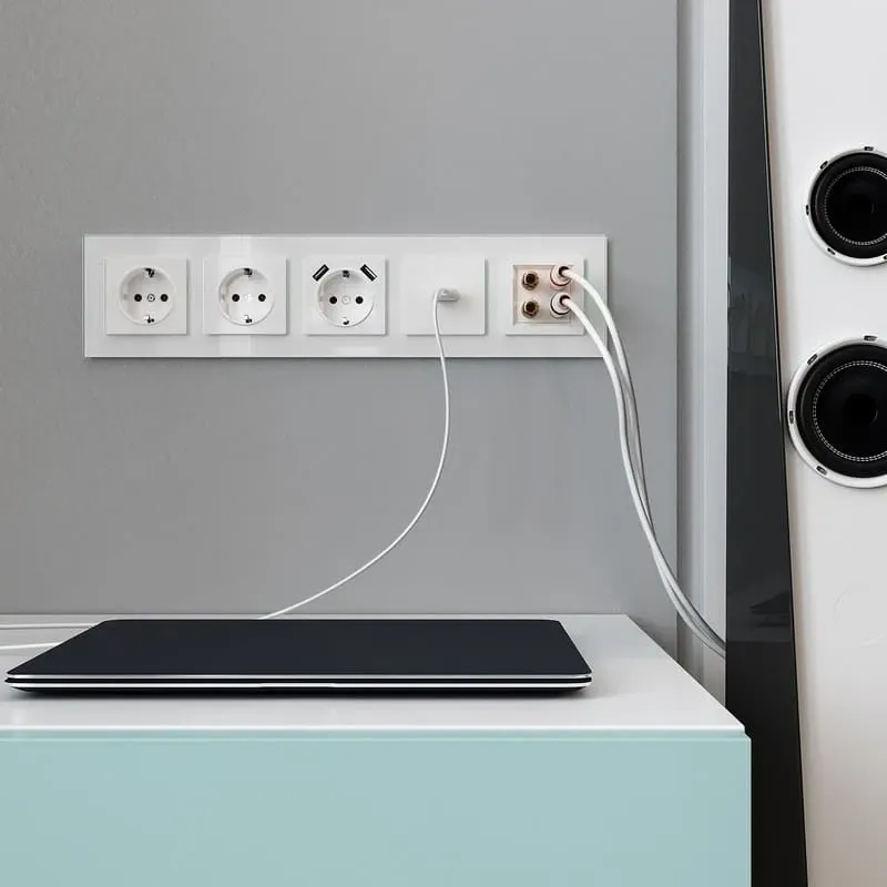 Розетка HDMI (белый) Werkel - Фото 8