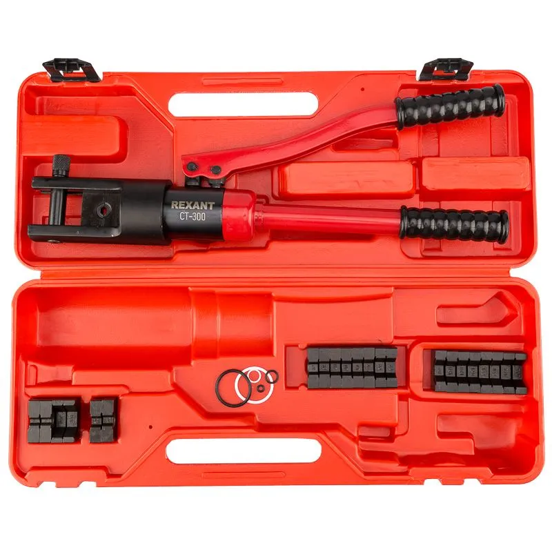 Пресс гидравлический CT-300 для наконечников 10-300мм² REXANT - Фото 4