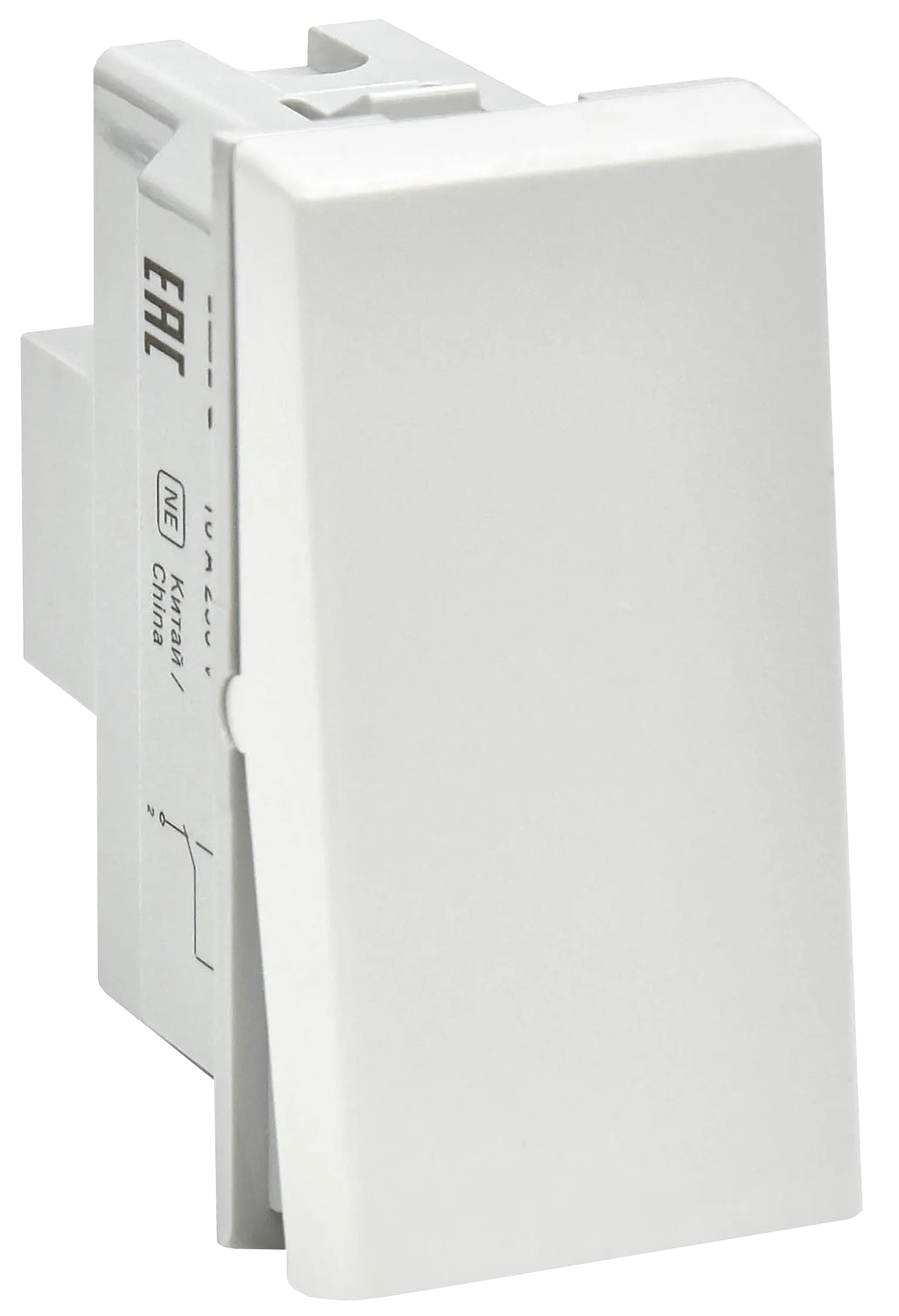 PRIMER ВК4-11-00-П Выключатель проходной одноклавишный (1 модуль) белый IEK PR-KK40D-VPO-2-1-K01