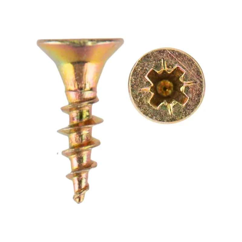 Саморез универсальный 4х16 мм, желтый цинк, упаковка поставщика (24000 шт/уп) KRANZ - Фото 2