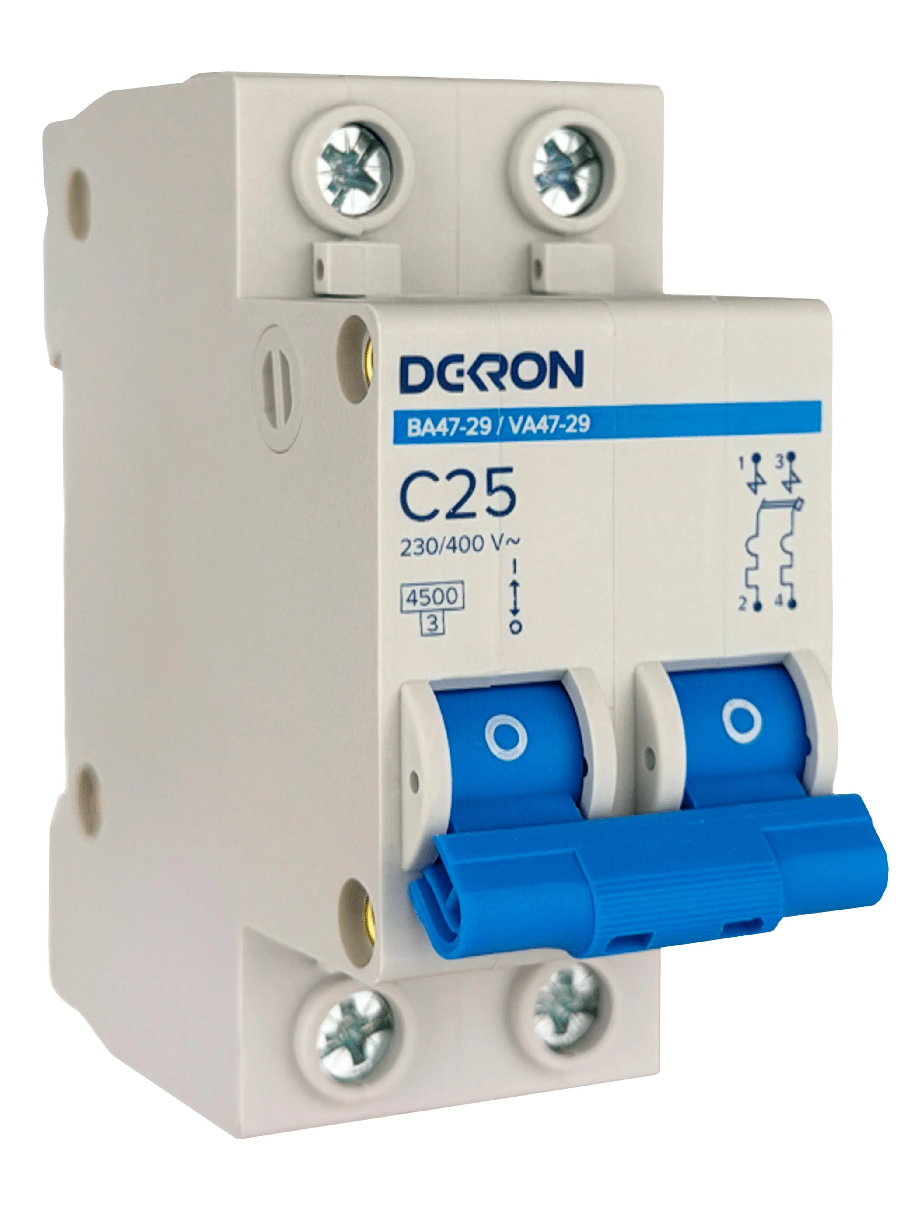 Автоматический выключатель ВА47-29 2P С25A 4,5кА - Фото 3