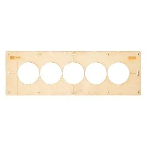 Шаблон для подрозетников c 5 отв. диам. 68 мм EKF Expert sh-d68-5