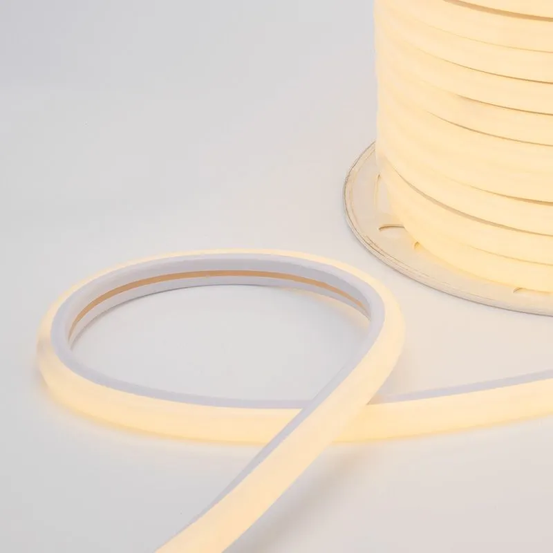 Гибкий неон LED SMD, форма – D, 16х16 мм, теплый белый, 144 LED/м, бухта 50 м - Фото 2