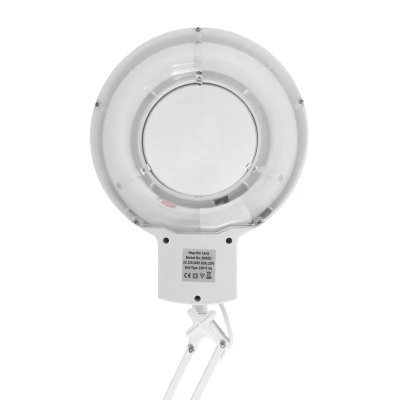 Лупа на струбцине круглая 8D с подсветкой, ø127мм, белая REXANT - Фото 5