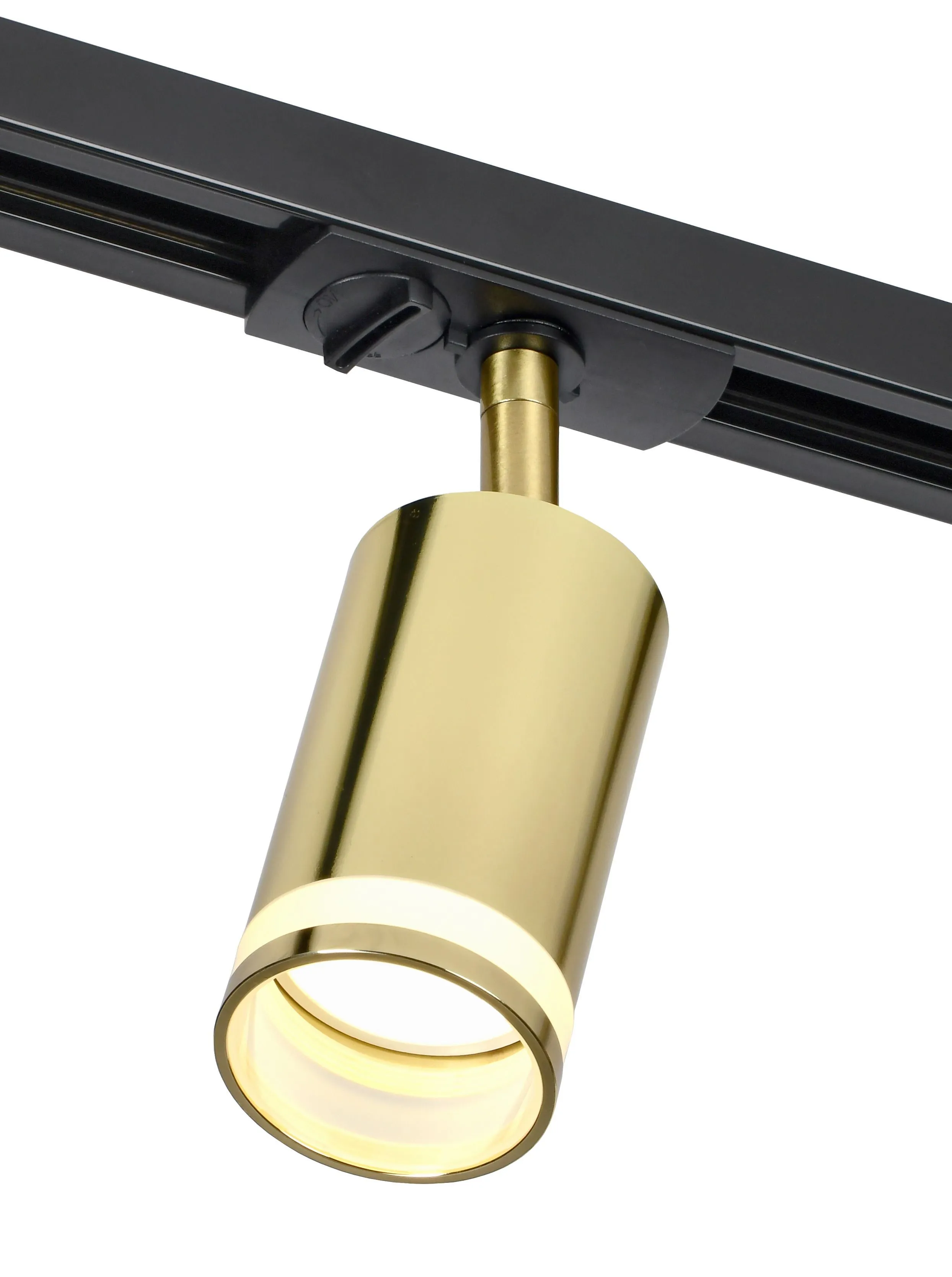 LIGHTING Светильник 4116 декоративный трековый поворотный под лампу GU10 золото IEK - Фото 3
