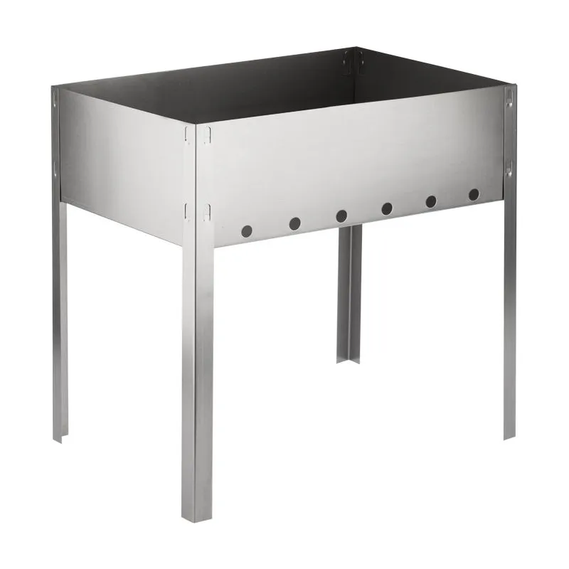 Мангал сборный походный 350х250х350мм, с 6 шампурами, в пленке СОКОЛ - Фото 4