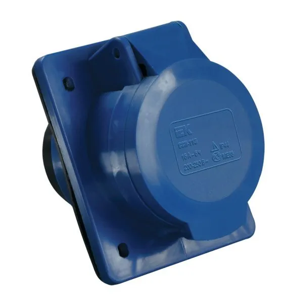 Розетка встраиваемая ССИ-423 2Р+Е 32А 200-250В IP44 IEK PSR41-032-3
