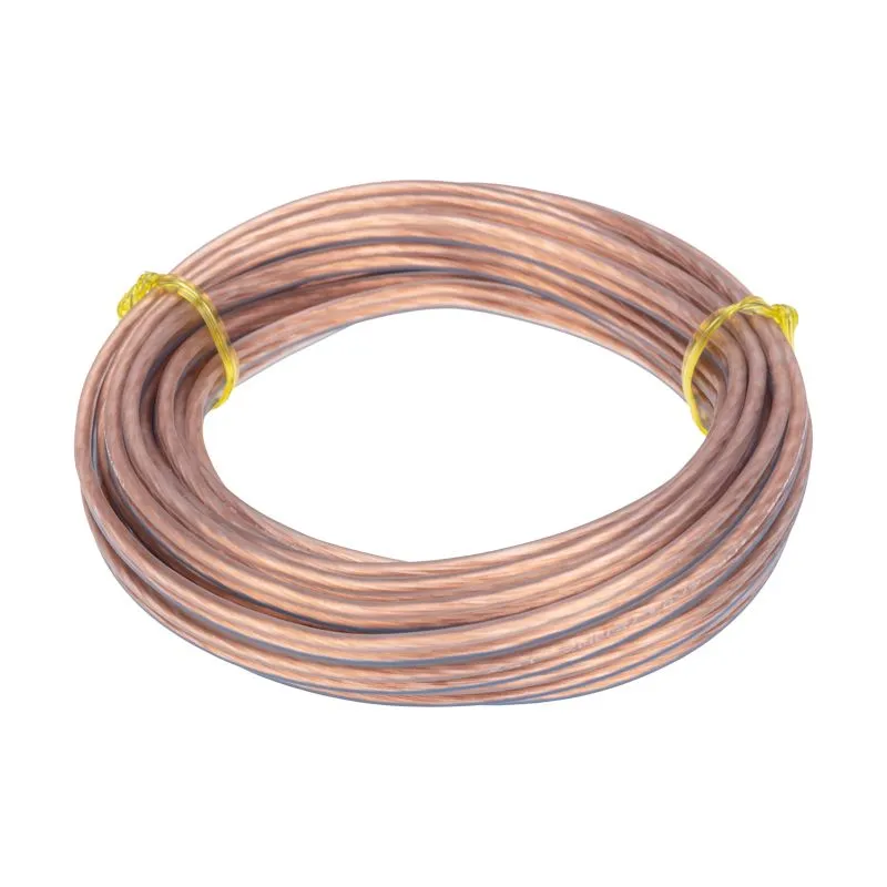 Кабель акустический 2х0,75мм², прозрачный BLUELINE, мини-бухта 5м REXANT - Фото 3