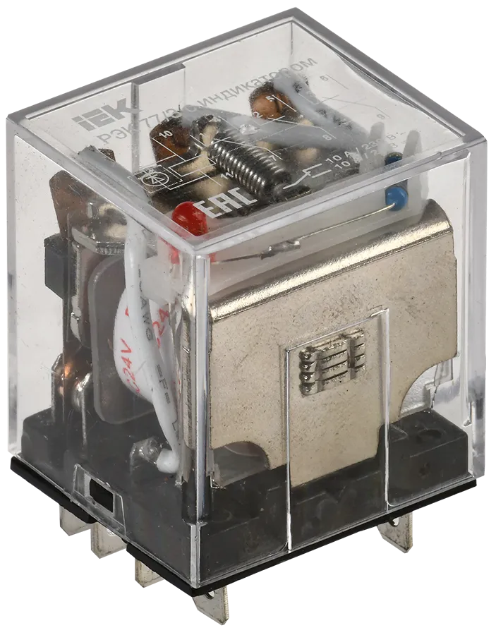 Реле РЭК77/3(LY3) с индикацией 10А 24В DC IEK