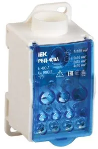 Блок распределительный РБД-400А на DIN-рейку IEK RBD-400